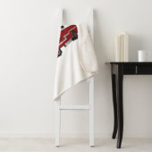 消防車の漫画イラストレーション シェルパブランケット (インサイチュ)