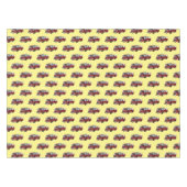 消防車の漫画イラストレーション テーブルクロス (正面(横))