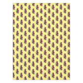 消防車の漫画イラストレーション テーブルクロス (正面)