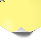 消防車の漫画イラストレーション ポスター (コーナー)