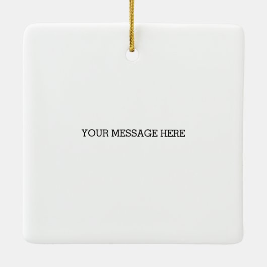 消防車の炎キッズリトルボーイクリスマス セラミックオーナメント (裏面)