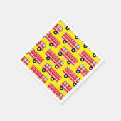 消防車の誕生日パーティナプキンス スタンダードカクテルナプキン (角)