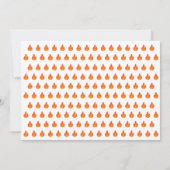 消防車の誕生日パーティーの招待状 招待状 (裏面)