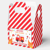 消防車の誕生日パーティーデコール消防士パーティー フェイバーボックス (オープン)