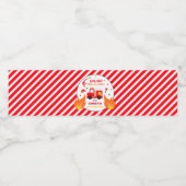 消防車の誕生日パーティー好き装飾 ペットボトルラベル (シングルラベル)