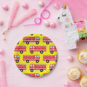 消防車の誕生日パーティー紙プレート ペーパープレート (パーティー)