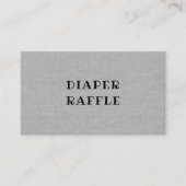 消防車の赤ちゃんシャワーおむつラッフルチケット エンクロージャーカード (正面)