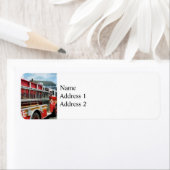 消防車の長いはしご ラベル (インサイチュ)