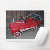 消防車アンティーク子供用おもちゃ マウスパッド (マウス)
