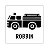 消防車スタンプ ラバースタンプ (インプリント)