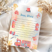 消防車タイムカプセルノートメッセージカード 招待状