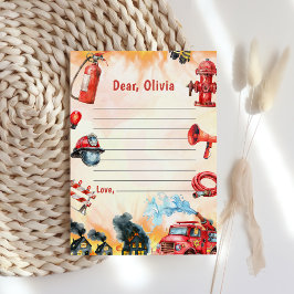 消防車タイムカプセルメモカード 招待状