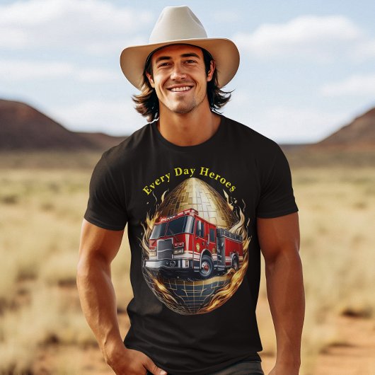 消防車ディスコボール Tシャツ