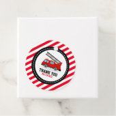 消防車トラック誕生日ベビーシャワー フェイバータグ (インサイチュ)