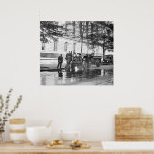 消防車パワーウォッシュ， 1923 ポスター (キッチン)