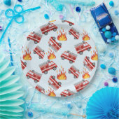 消防車ファイヤーファイターバースデーパーティー紙プレート ペーパープレート (パーティー)