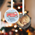 消防車ベビー第1回クリスマスフォトキープサケ オーナメント<br><div class="desc">消防車ベビー第1回クリスマスフォト記念オーナメント*調整品は当店で販売する。お連絡もし客様のマッチングデザインを作成するには、この製品を特定の製品に適用する必要ユニークがあります！6月2日までにDoodleLuluを見てくれてどうもありがとうバグデザイン!</div>