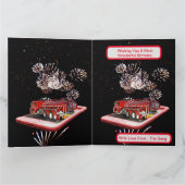 消防車付き消防車 カード (内部)