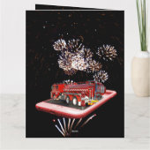 消防車付き消防車 カード (裏面)