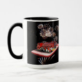 消防車付き消防車 マグカップ (左)