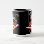 消防車付き消防車 マグカップ (中央)