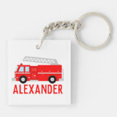 消防車名 キーホルダー (裏面)