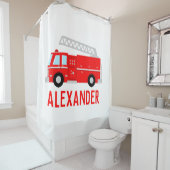 消防車名 シャワーカーテン (インサイチュ)