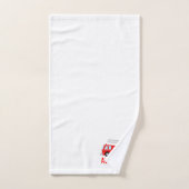 消防車名 バスタオルセット (ハンドタオル)