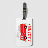 消防車名 ラゲッジタグ (正面縦)