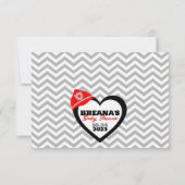 消防車折畳みサンキューカード サンキューカード (裏面)