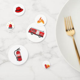 消防車消防車誕生日 コンフェッティ