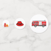 消防車消防車誕生日 コンフェッティ (正面)