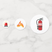 消防車消防車誕生日 コンフェッティ (裏面)