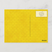 消防車誕生日ボーイ ポストカード (裏面)