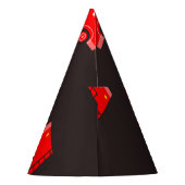 消防車誕生日 パーティーハット (裏面)