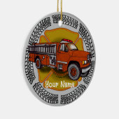消防車転がの使い方 セラミックオーナメント (右)