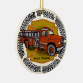 消防車転がの使い方 セラミックオーナメント (右)