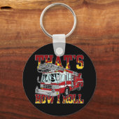 消防車転がの設置方法 キーホルダー (正面)