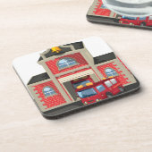 消防車 コースター (左側)