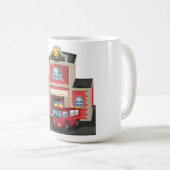 消防車 コーヒーマグカップ (正面右)