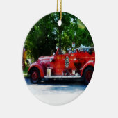 消防車 セラミックオーナメント (右)