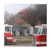 消防車 タイル (正面)