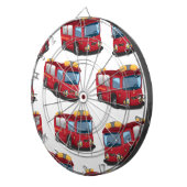 消防車 ダーツボード (正面右)