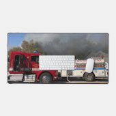 消防車 デスクマット (キーボード&マウス)