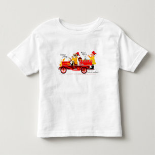 消防車 トドラーTシャツ