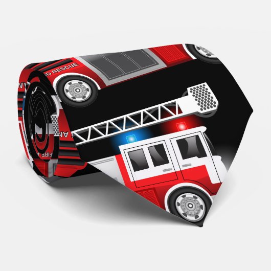 消防車 ネクタイ (ロール)