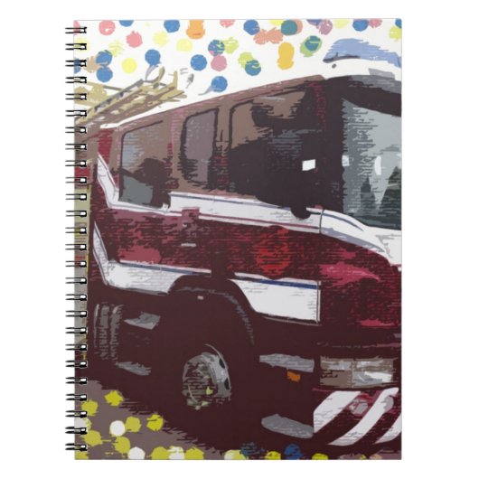 消防車 ノートブック (正面)