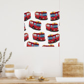 消防車 ポスター (キッチン)