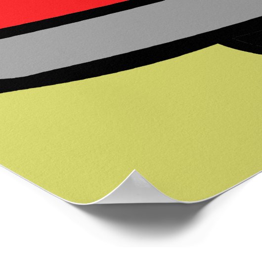 消防車 – ポスター (角)