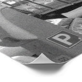 消防車 ポスター (角)